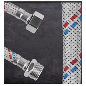 FLEXIBLE MALLADO AGUA 1/2 M-H 40CM (U058)