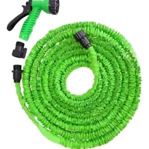 MANGUERA RIEGO EXTENSIBLE CON PISTOLA Y ACOPLES 15MTS (U525)